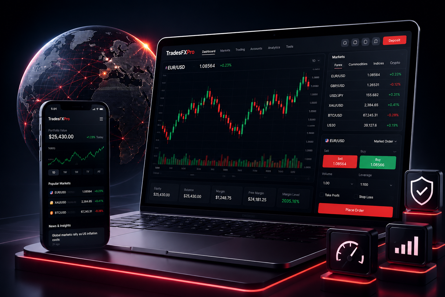 TradesFXPro trading infrastructure